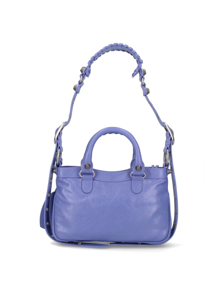 Balenciaga Small 'Neo Cagole' Shoulder Bag – Purple