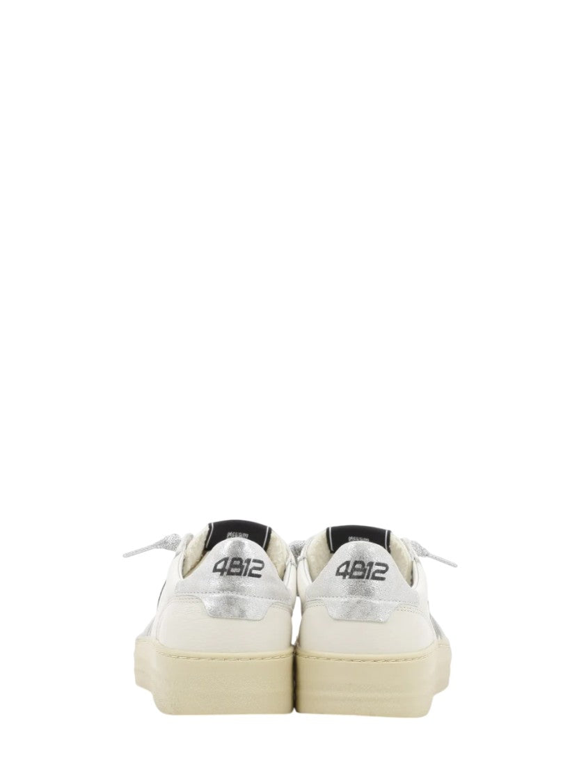 4B12 Low-Top Sneakers Perforated Details Rubber Sole