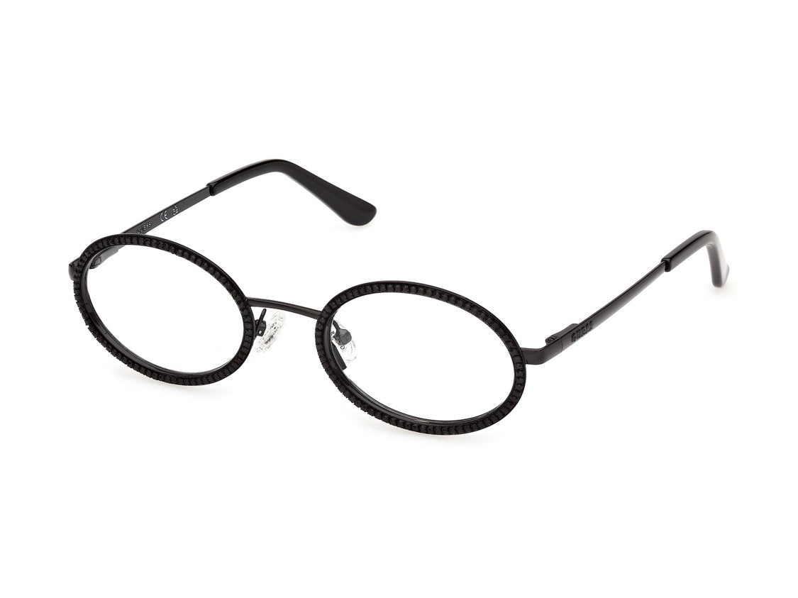 Guess Black Gu50362 Round Eyeglasses