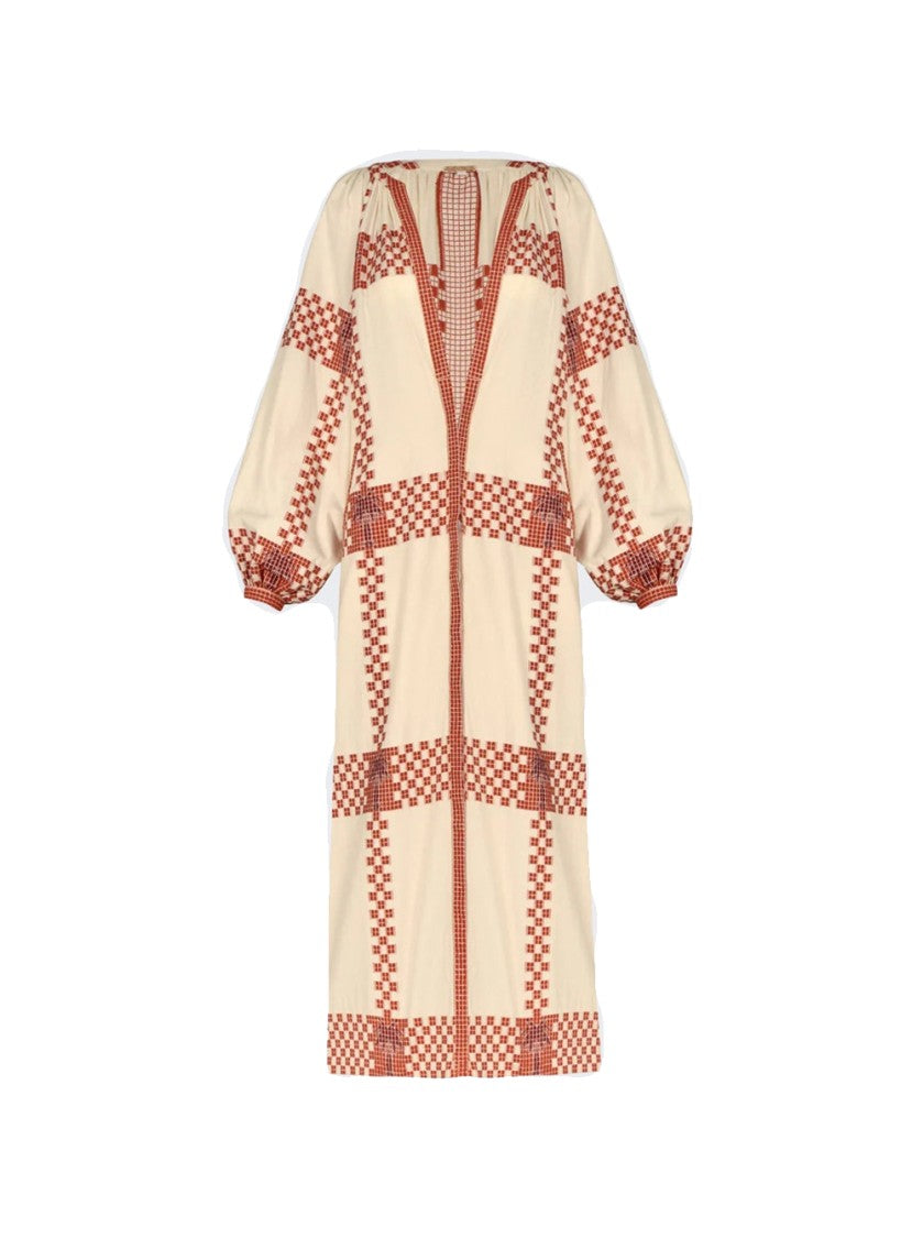 Johanna Ortiz Geometric Goddess Shipibo Dress