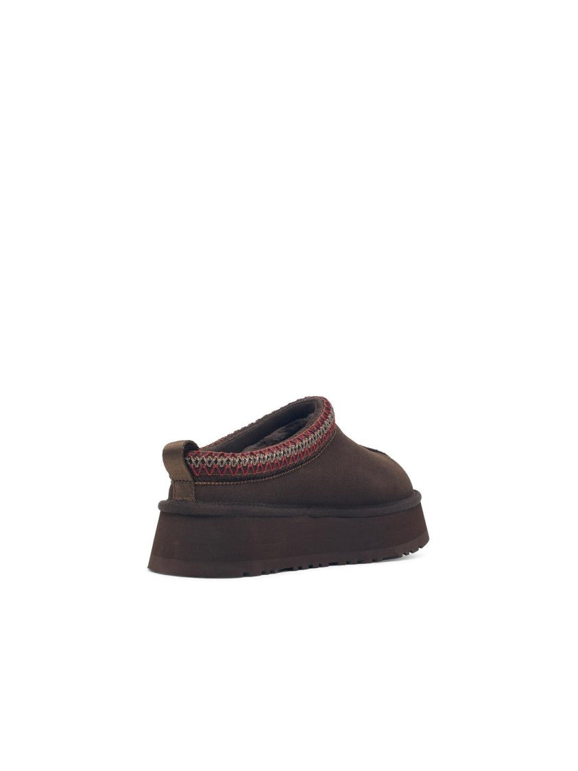 Ugg Brown Tazz Ii Suede Slippers