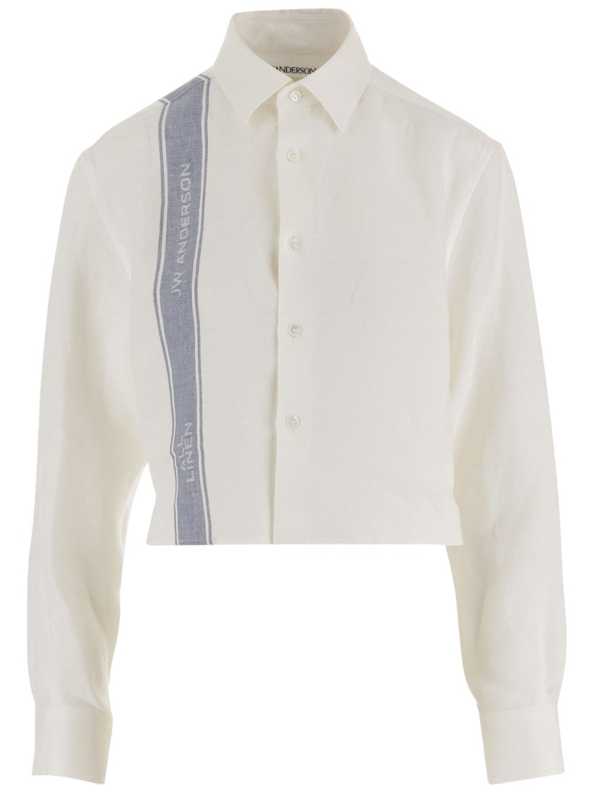 J. W. Anderson Crop Linen Shirt