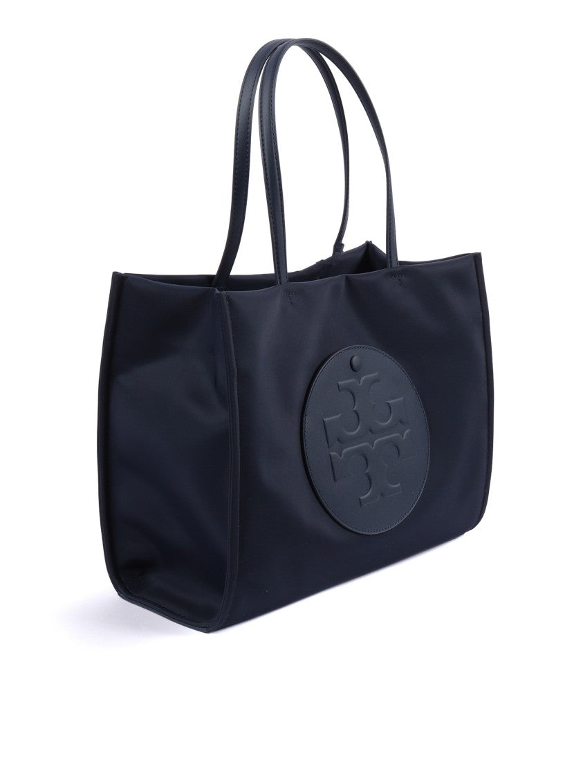 Tory Burch Ella Small Logo Embossed Tote Bag