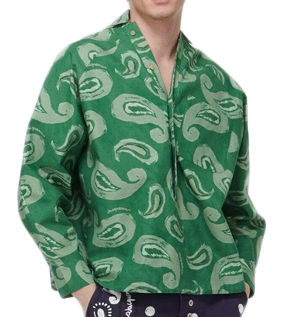 Jacquemus Long-Sleeve Jacquemus Shirt With Paisley Pattern