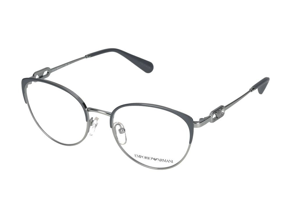 Emporio Armani Eyeglasses 0Ea1150 3370 Shiny Silver/Grey 51/18/140