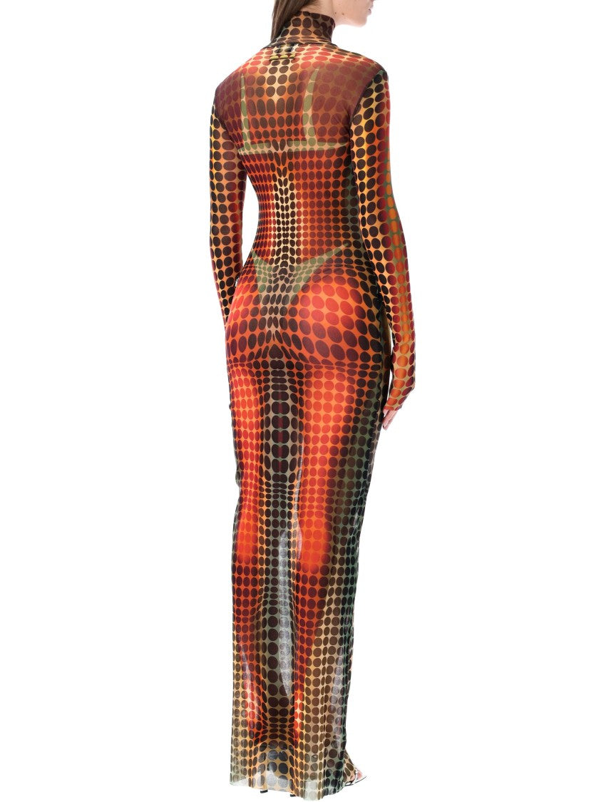 Jean Paul Gaultier Dots Re Edition Maxi Dress