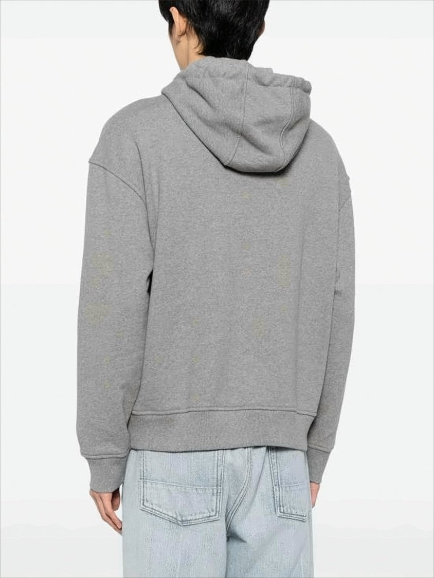Maison Kitsuné Relaxed Fit Hooded Sweatshirt With Embossed Logo