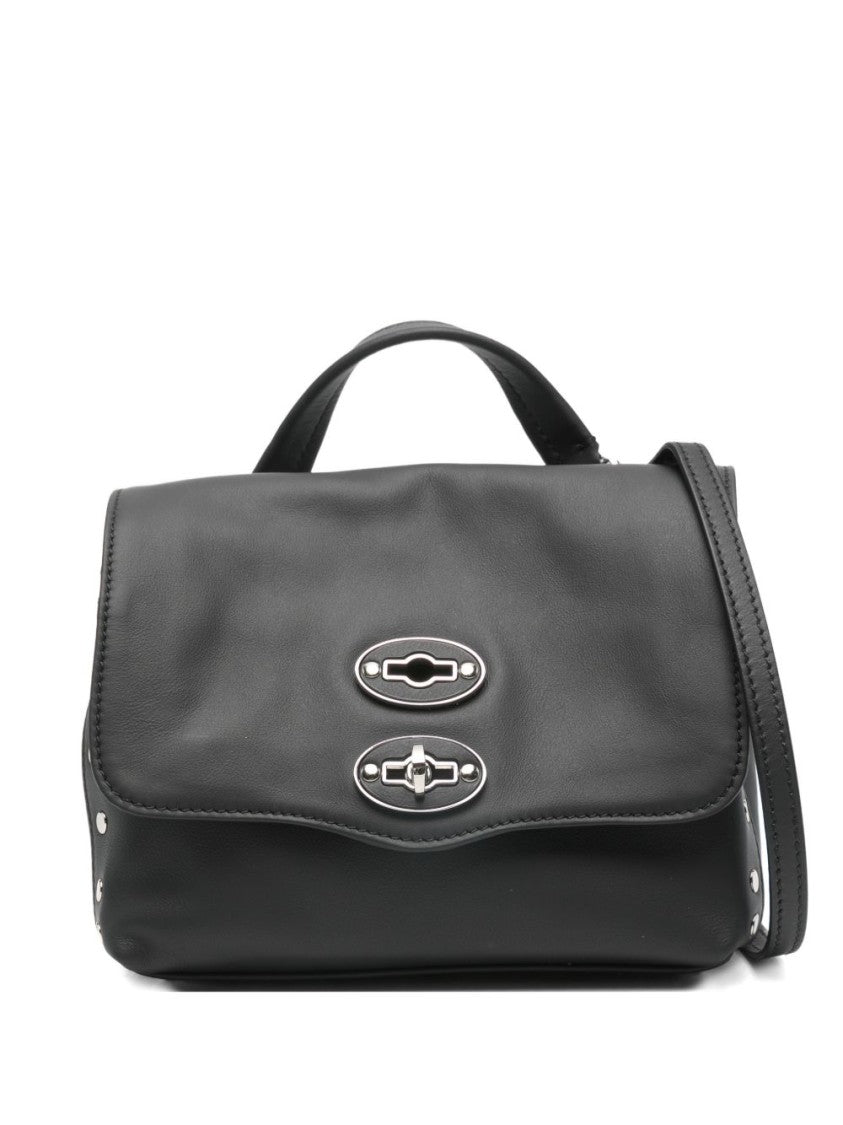 Zanellato Structured Black Leather Handbag