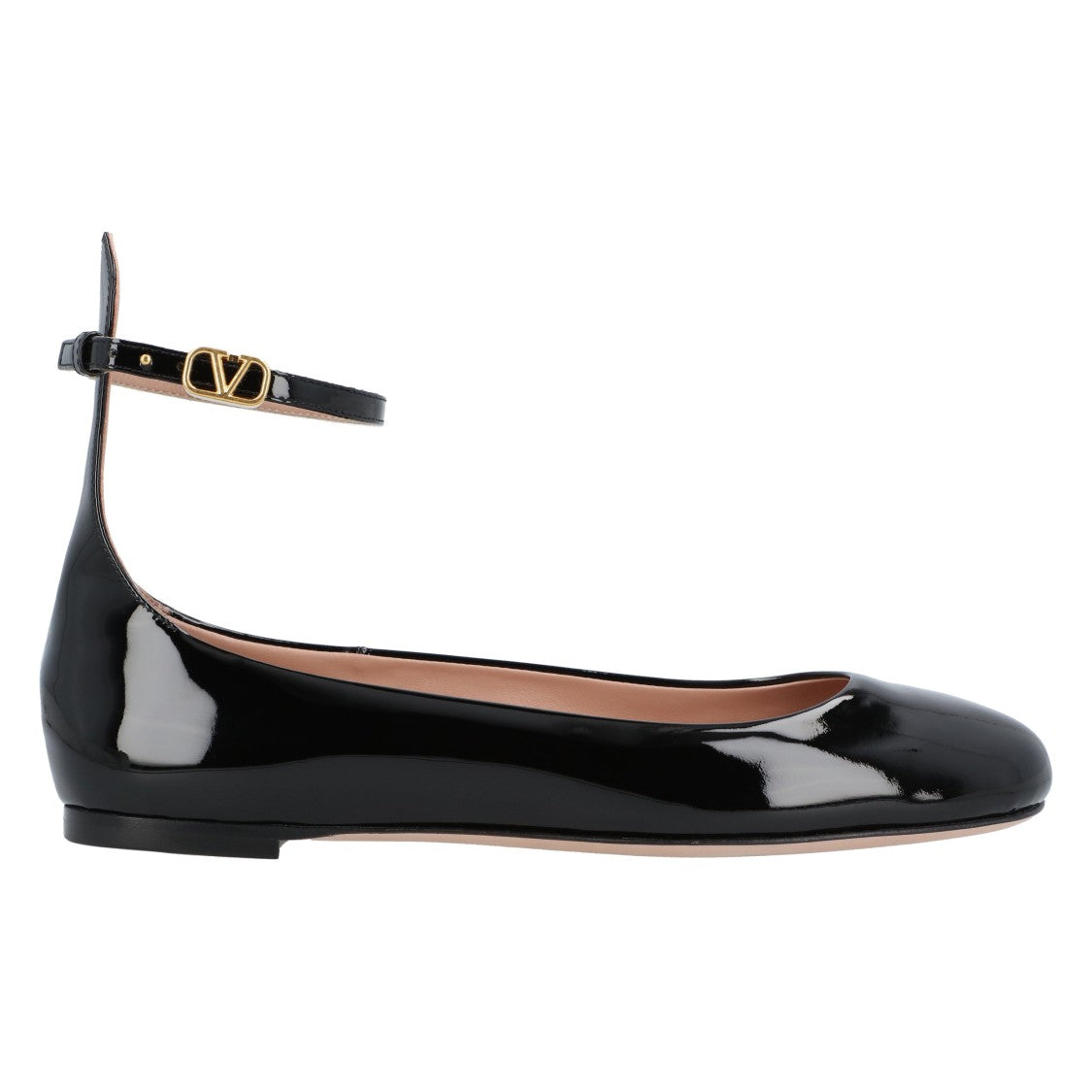 Valentino Patent Leather Ballerinas Black