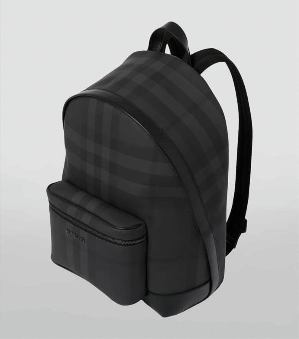 Burberry Black Checkered Design Burberry Backpack