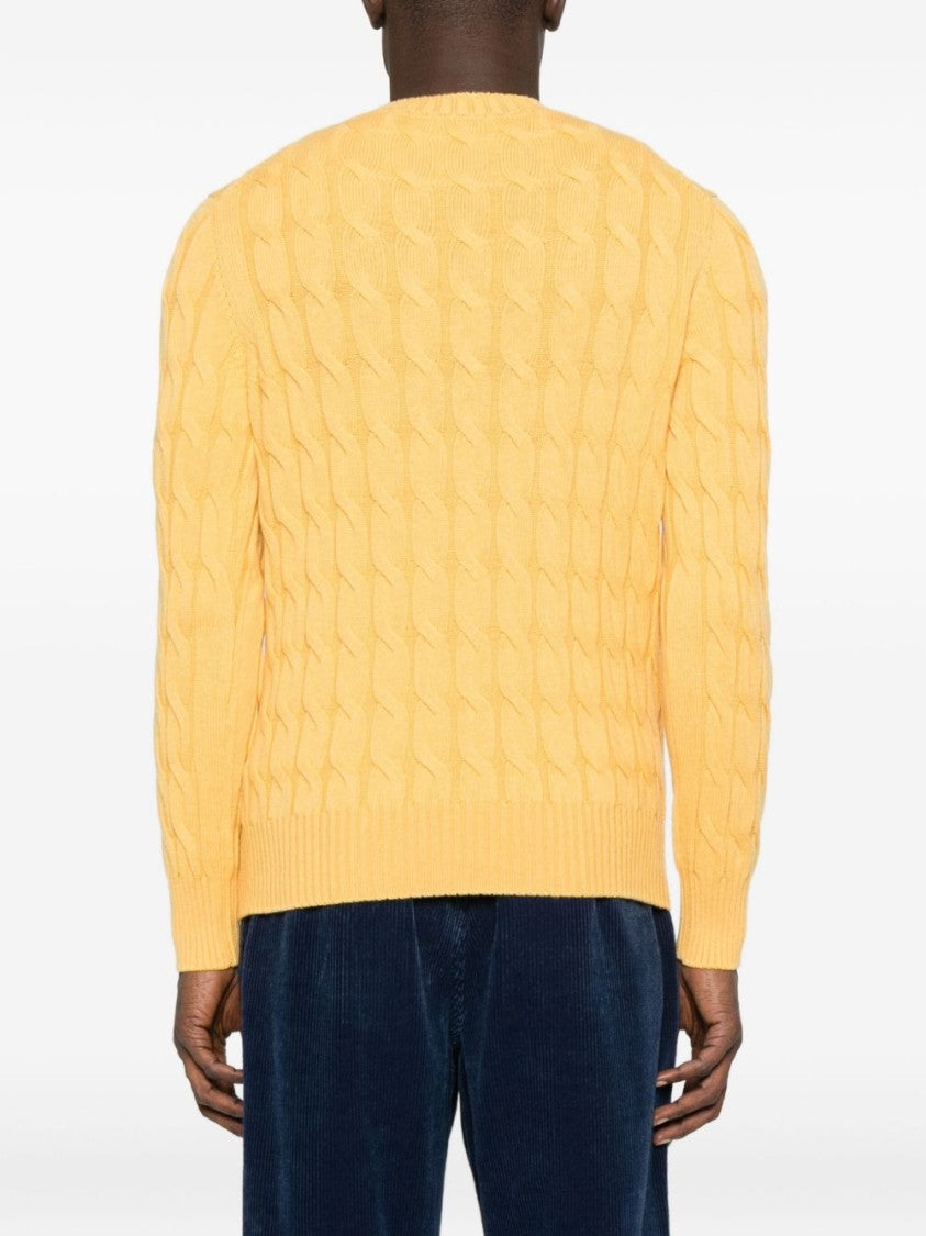 Gran Sasso Classic Cable Knit Sweater