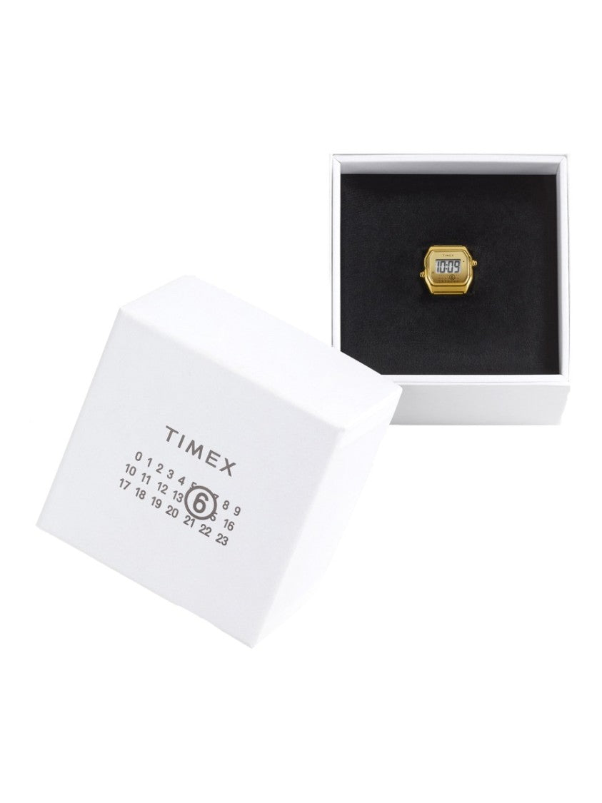Timex X Mm6 By Maison Margiela Gold-Tone Timex X Mm6 Steel Ring