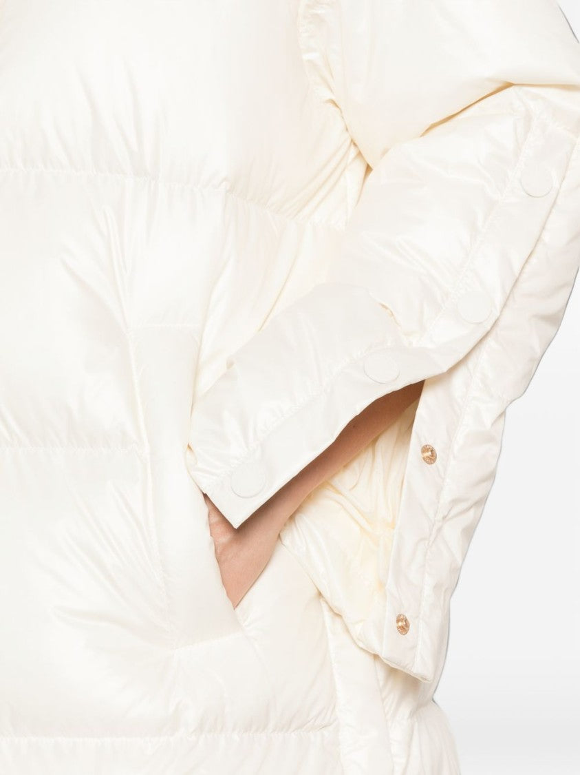 Twin-Set Oversized Padded Quilted Hooded Down Coat