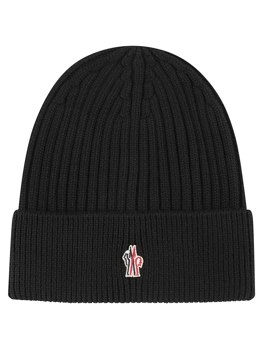 Moncler Grenoble Virgin Wool Ribbed Knit Beanie