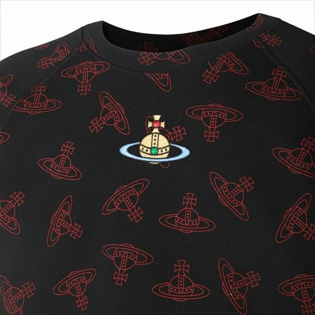 Vivienne Westwood Long-Sleeve Cotton T-Shirt With Orb Motif