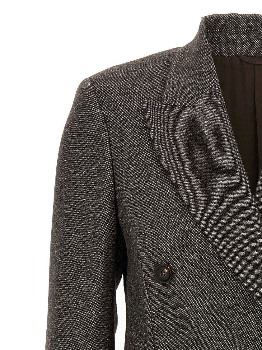 Brunello Cucinelli Tweed Monile Blazer