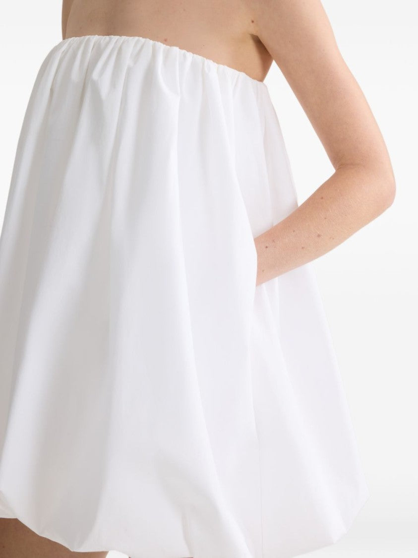 Patou Black Strapless Bubble Silhouette Mini Dress
