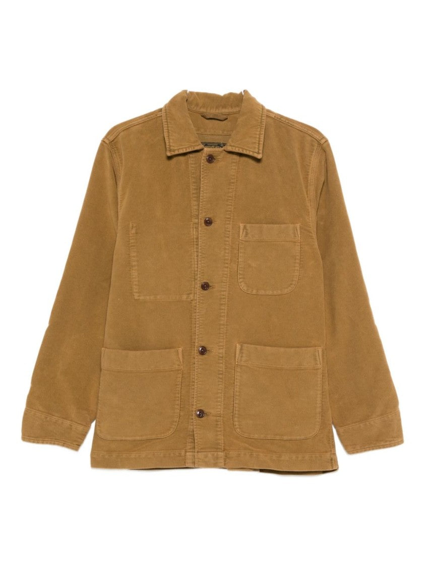 Chesapeake's Brown Casual Jacket With Classic Collar