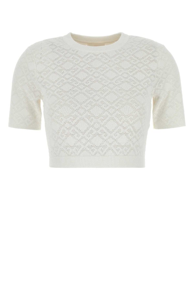 Givenchy White Viscose Blend Sweater