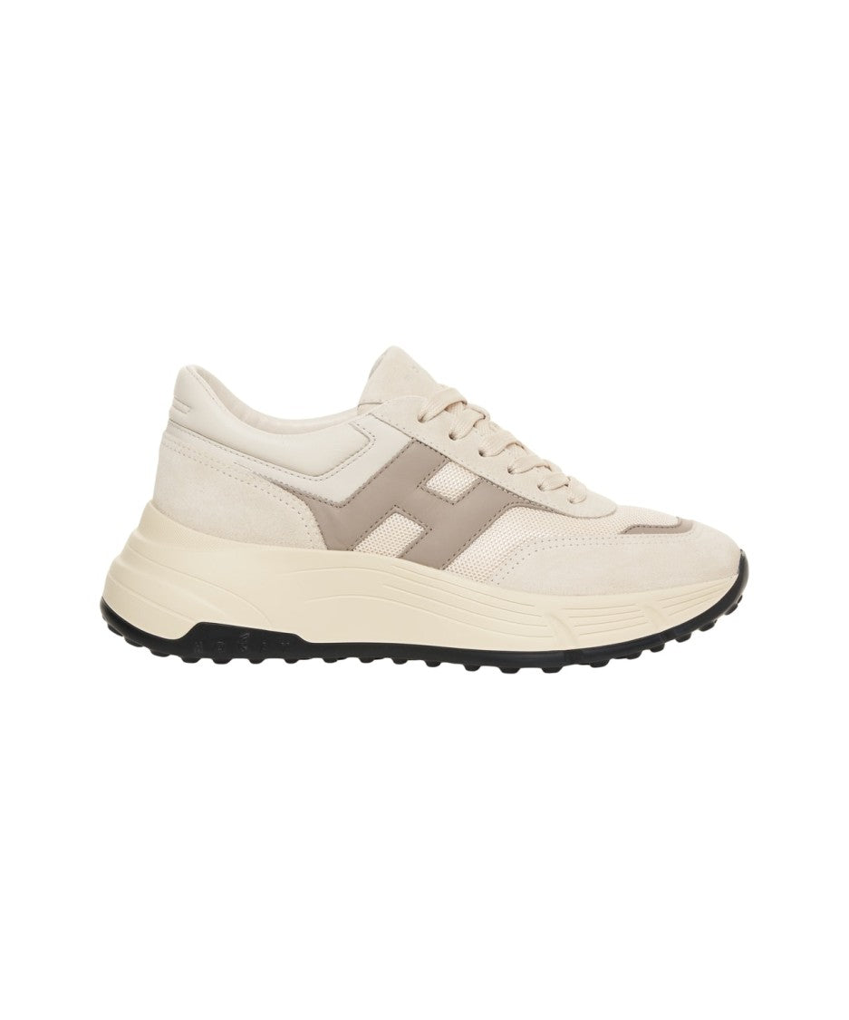 Hogan Suede Detail Hi-Fi Sneakers With Enhanced Comfort