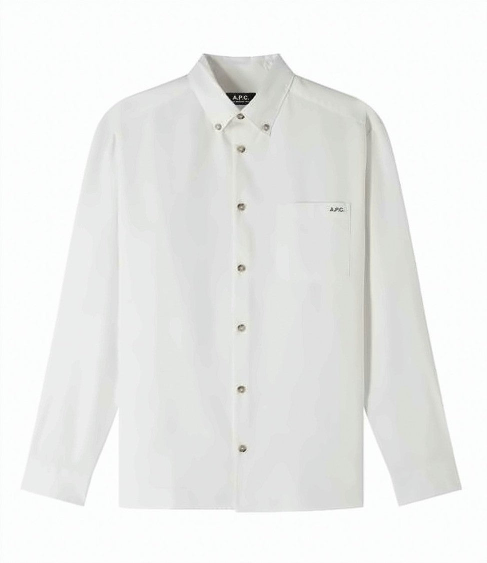 A.P.C. Long-Sleeve Shirt With Button-Down Collar