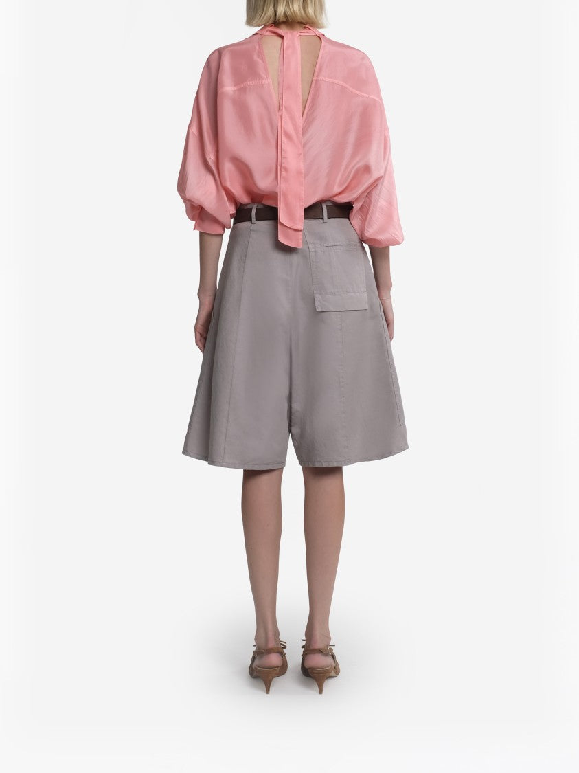 Tela Uvetta Loose-Fitting Long-Sleeved Blouse