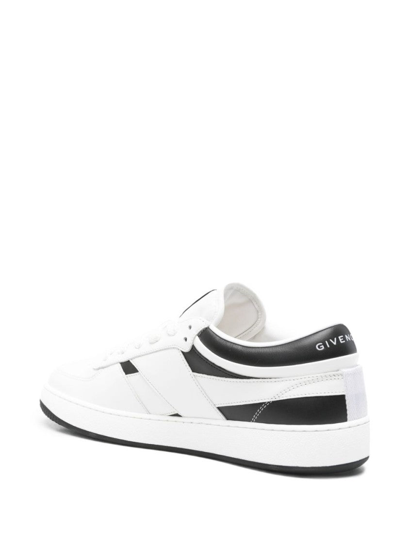 Givenchy White Leather Sneakers With Distinctive Logo