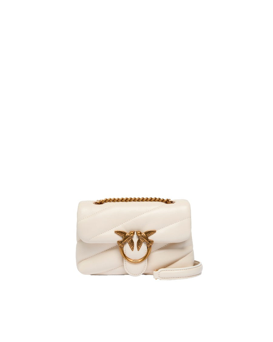 Pinko Baby Love Bag Puff Small Shoulder Bag White