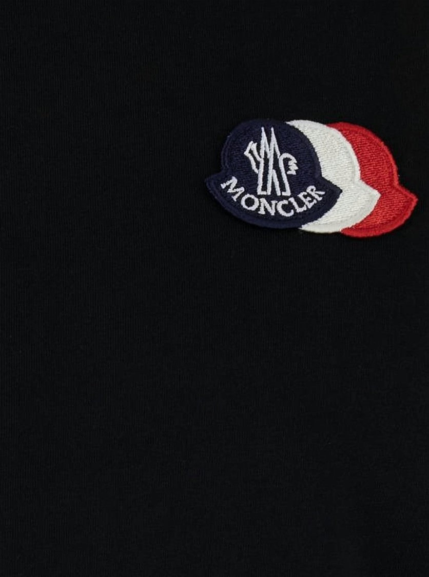 Moncler Short-Sleeved T-Shirt With Bold Stripe Detail