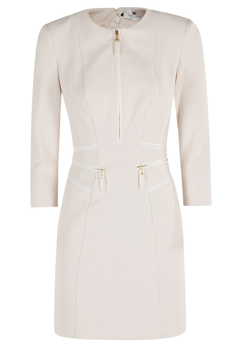 Elisabetta Franchi Milk Midi Dress