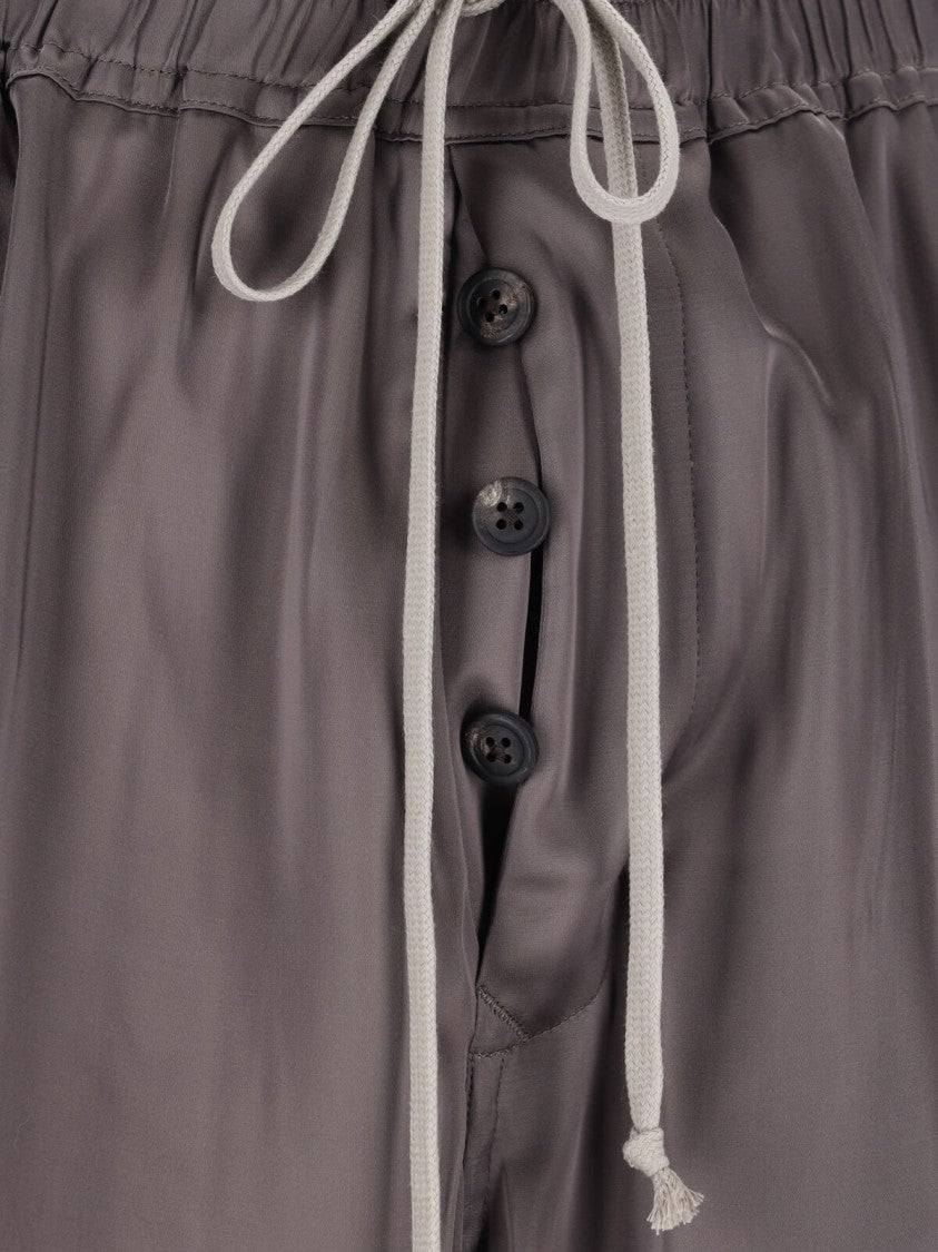 Rick Owens Straight-Leg Pants – Brown