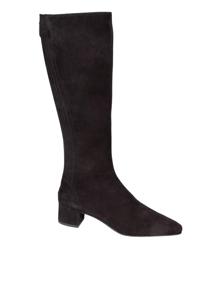 Aquazzura Saint Honore' Suede Boot, Black