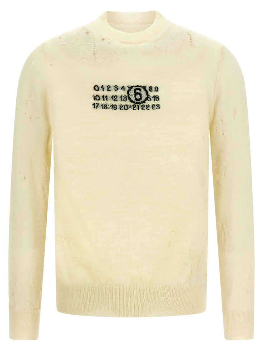 Mm6 By Maison Margiela Numeric Signature' Sweater
