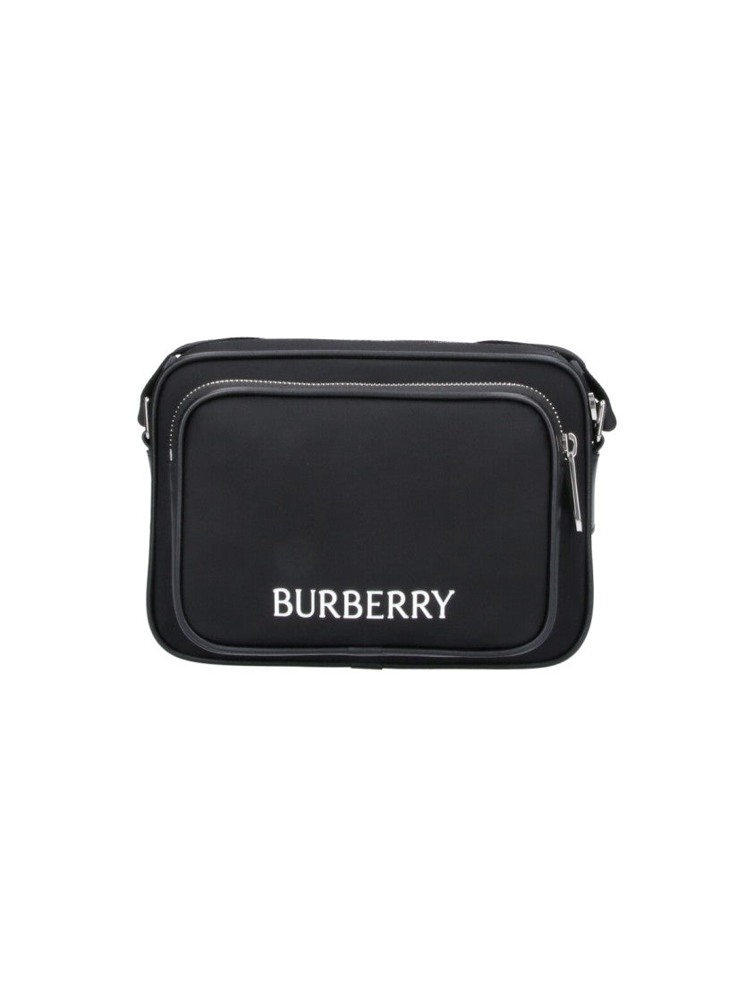 Burberry Black Paddy Fabric Shoulder Bag