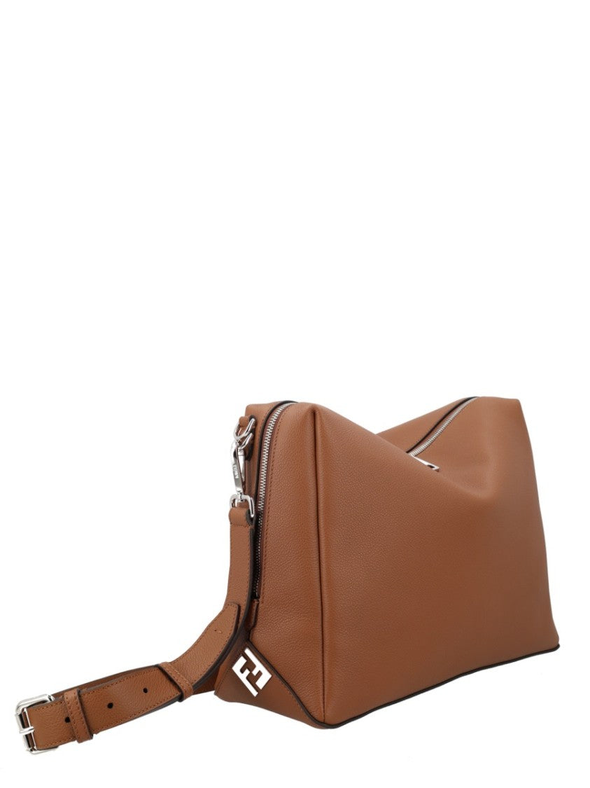 Fendi Structured Large Handbag In Smooth Calf Leather