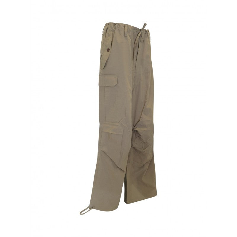 P.A.R.O.S.H. Ninja Green Olive Nylon/Cotton Pants