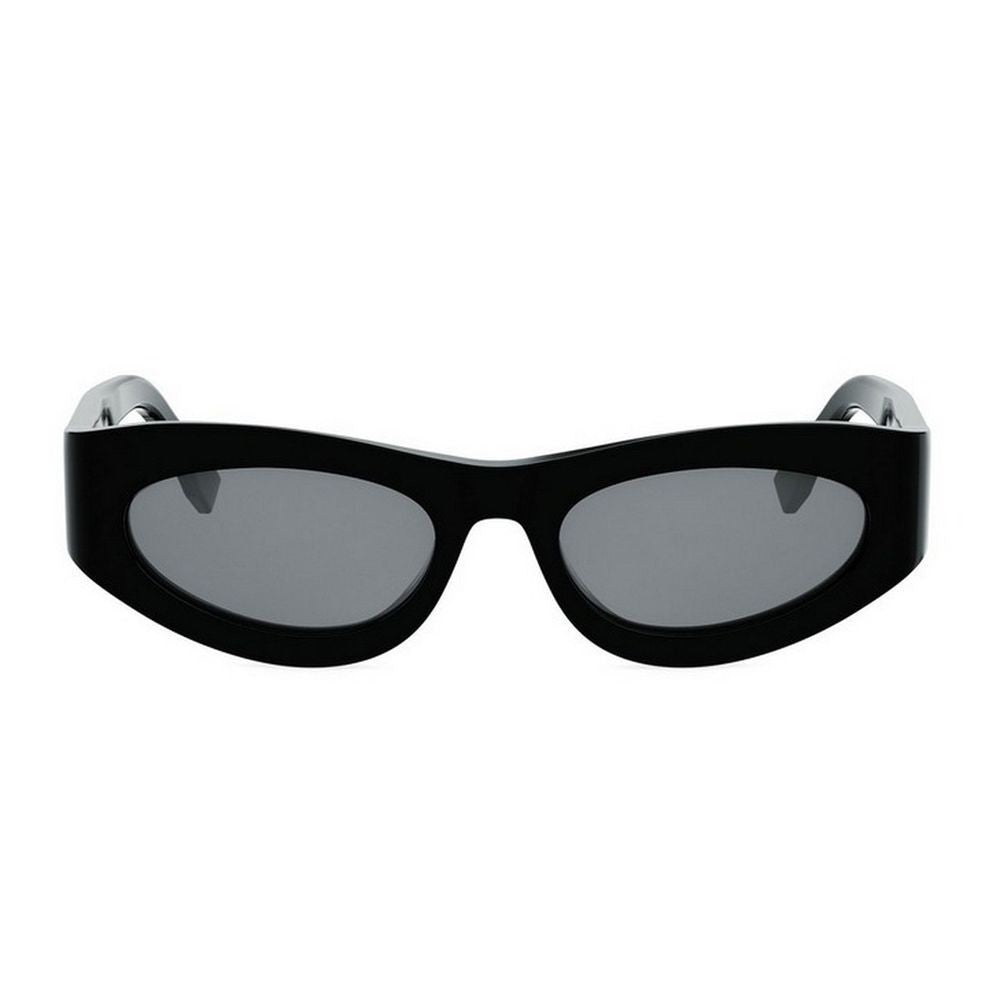 Fendi Ff Diamonds Thick Oval Sunglasses