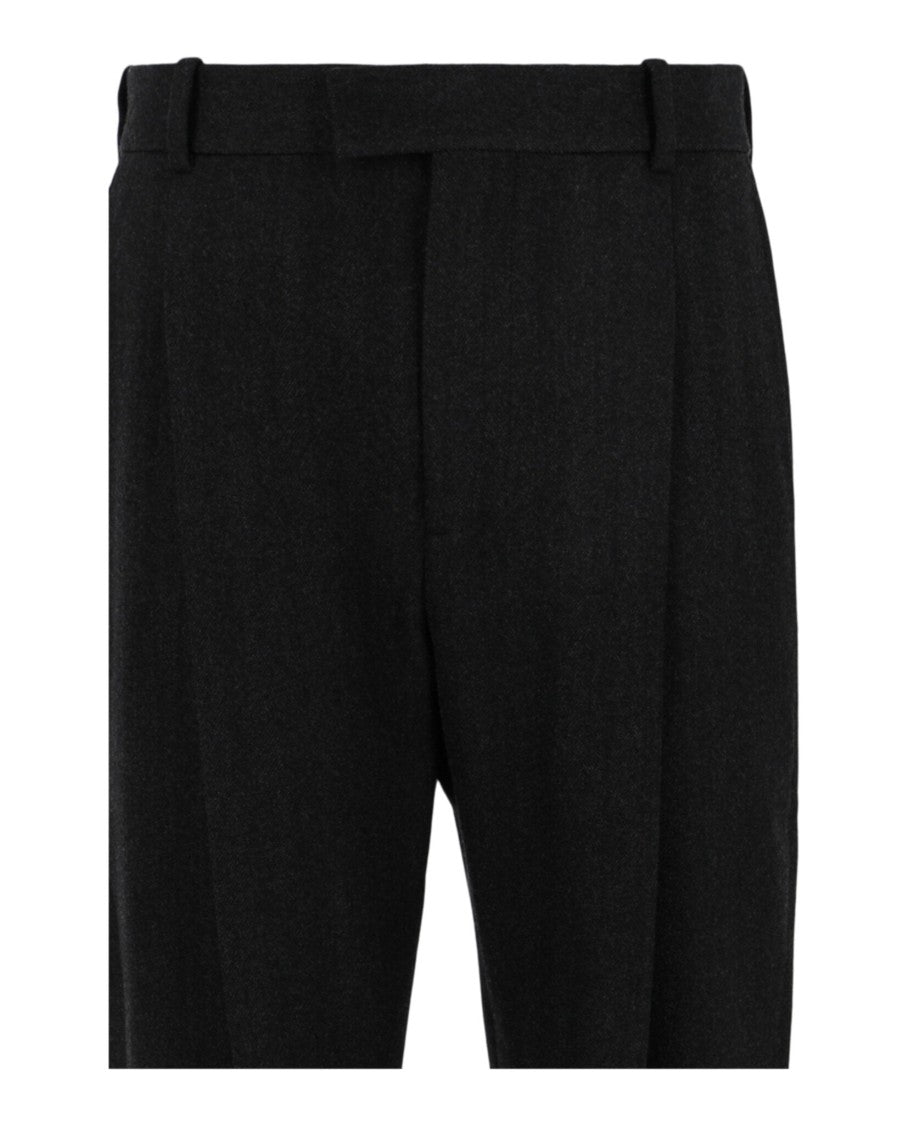 Alexander Mcqueen Slim-Fit Pleated Trousers