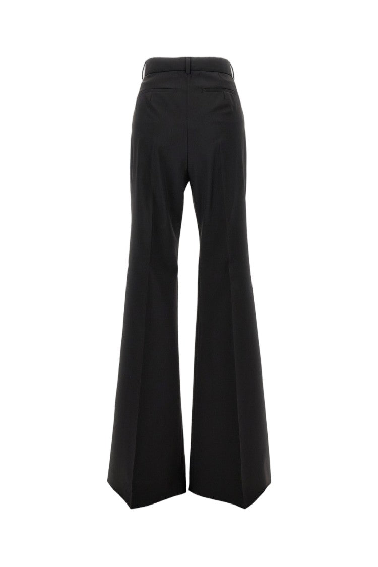 Sportmax Flared Tailored Trousers With High Waist And Dramatic Silhouette