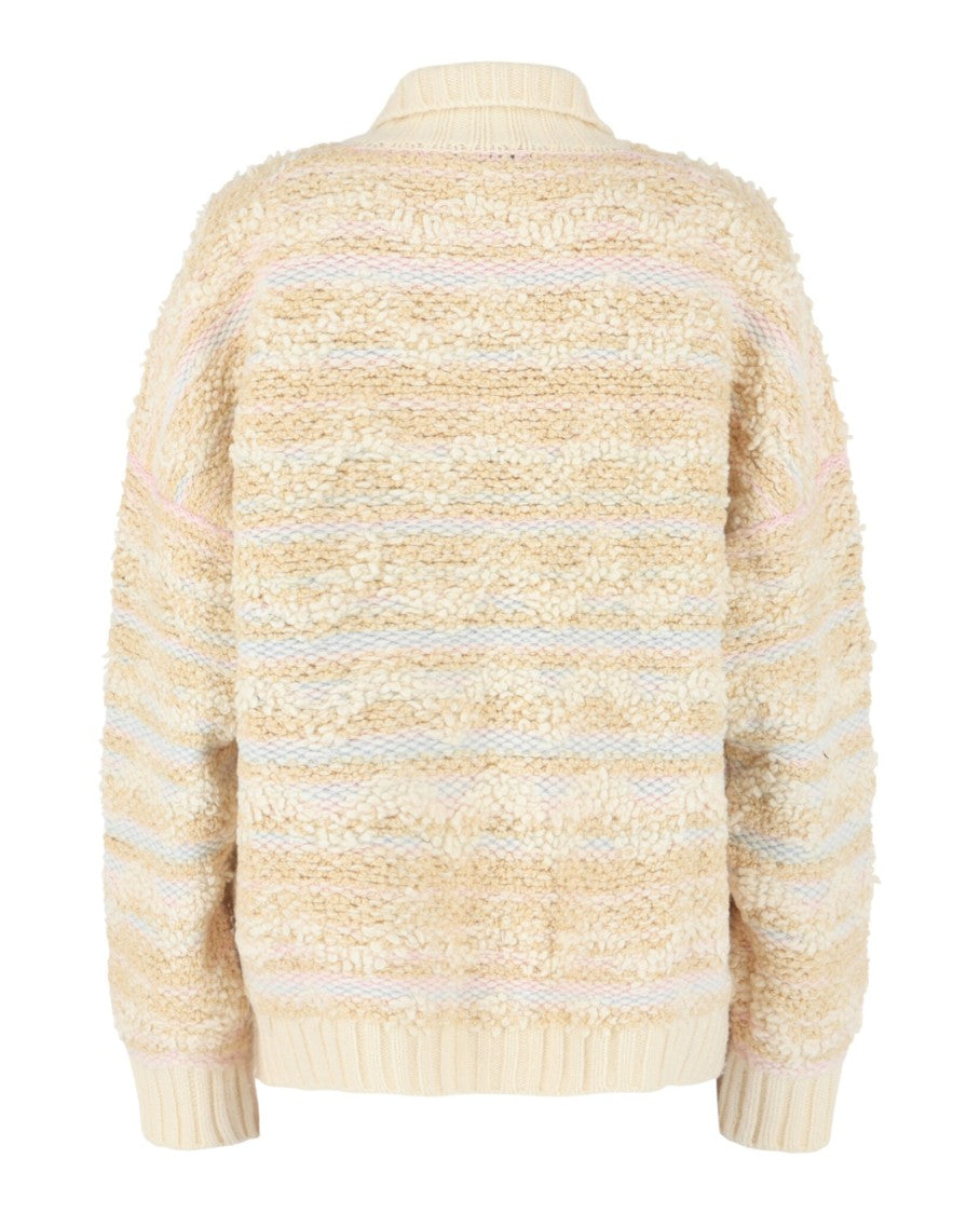 M Missoni Wool-Blend Fleece Cardigan