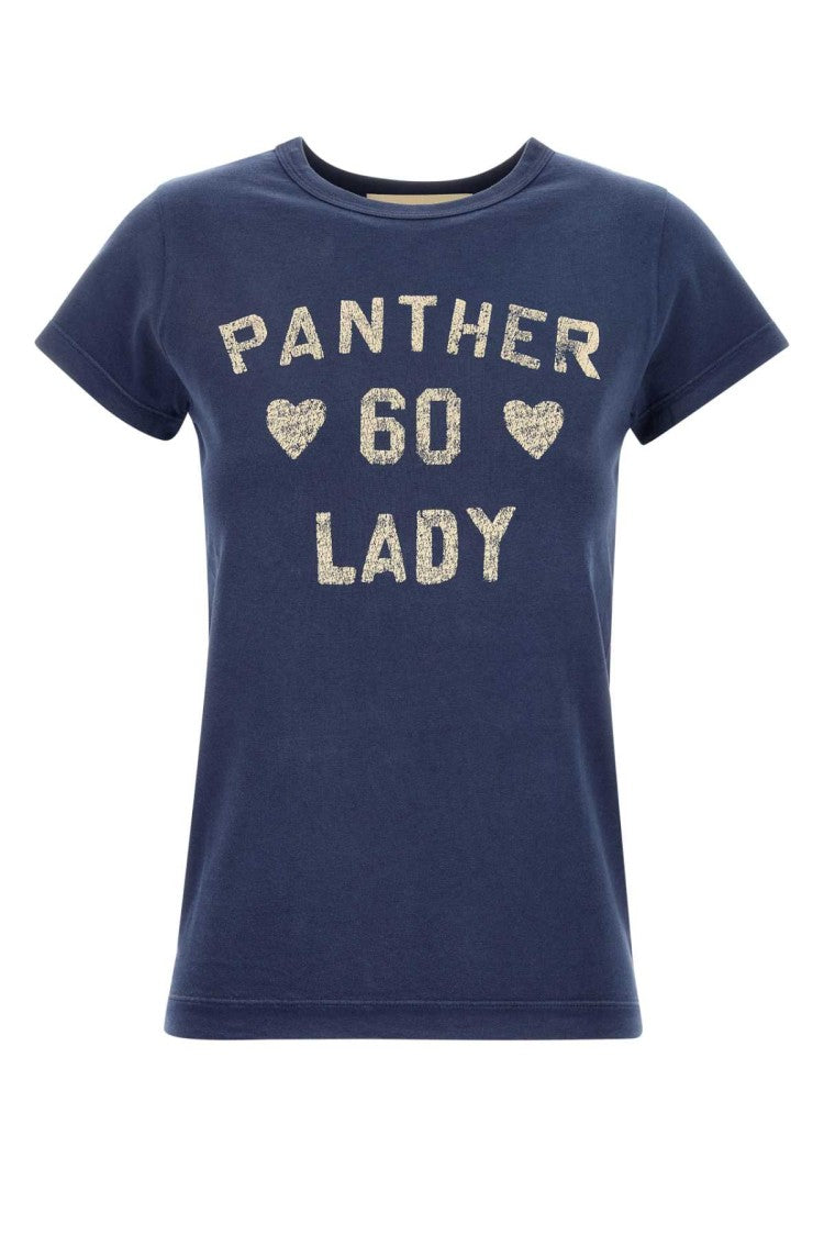 Valentino Garavani Navy Blue Cotton T-Shirt