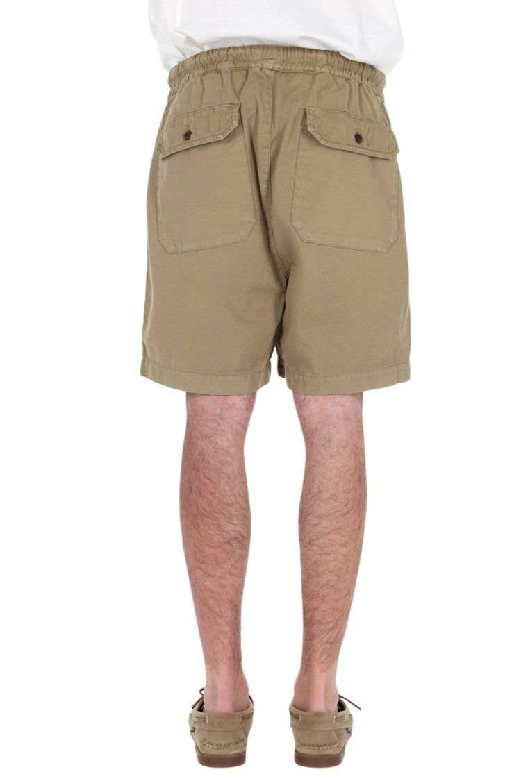 Officine Generale Fitz Twill Drawstring Casual Shorts