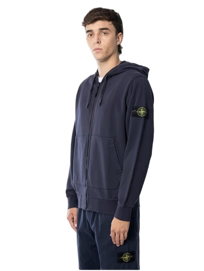 Stone Island Black Stone Island Jacket With Adjustable Hood