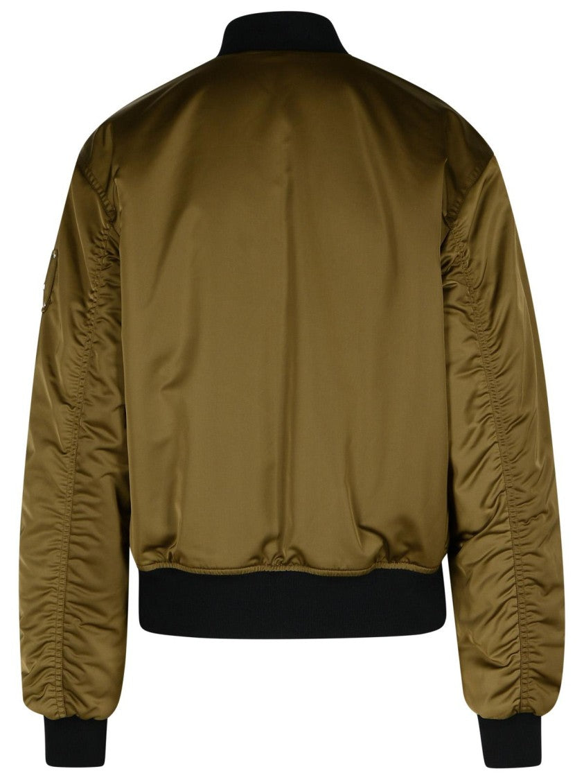 Moose Knuckles Jet' Green Polyester Bomber Jacket