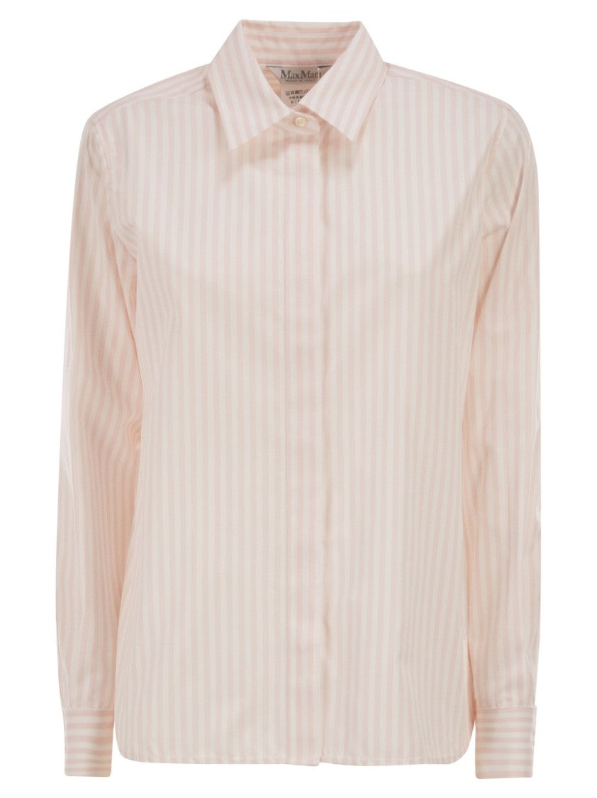 Max Mara Mxmaccenni - Striped Poplin Shirt