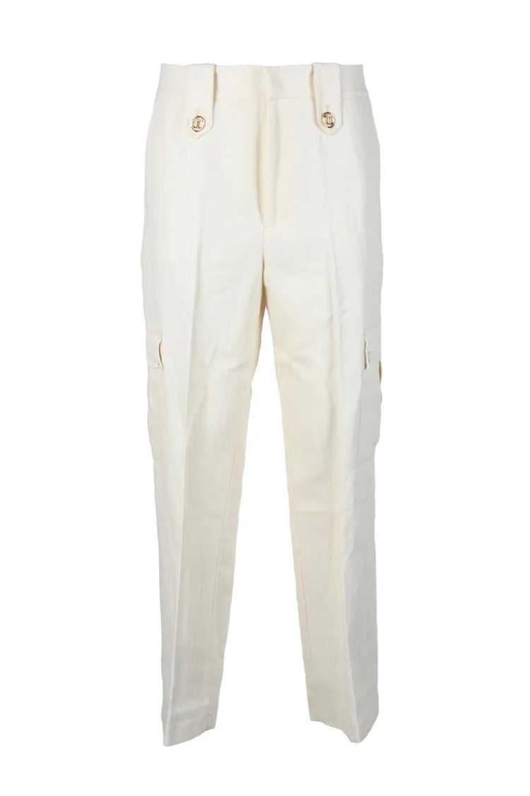 Twin-Set Cargo Trousers - White