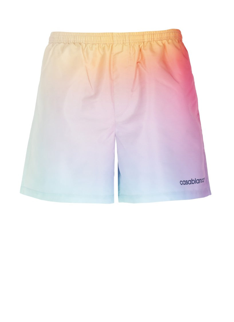 Casablanca Multicolor Gradient Glass Swim Shorts
