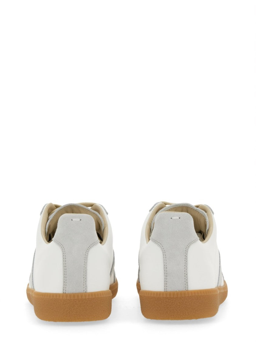 Maison Margiela Replica Leather Suede Overlays Sneakers