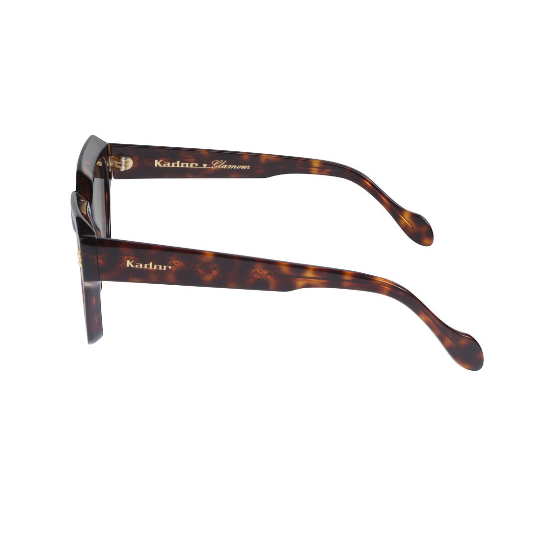 Kador Kallima Glamour Oversized Square Frame Sunglasses With Tortoiseshell Pattern