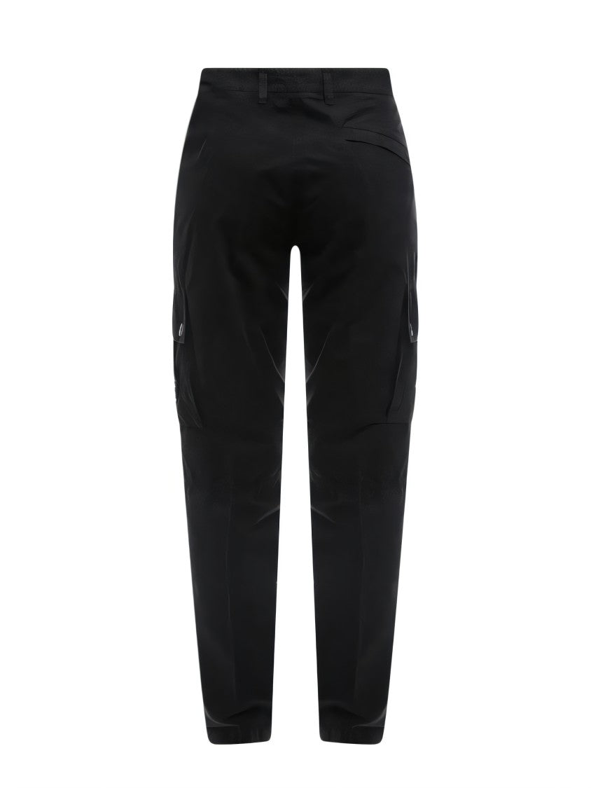 Stone Island Tailored Straight Pants With Cargo Pockets